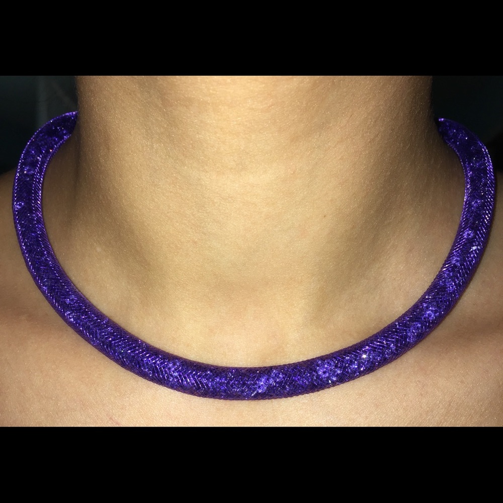 Swarovski purple necklace